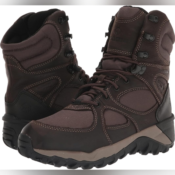 Wolverine Other - WOLVERINE size 11 Mens Waterproof warm Insulated 8 in Mid Calf leather Boots